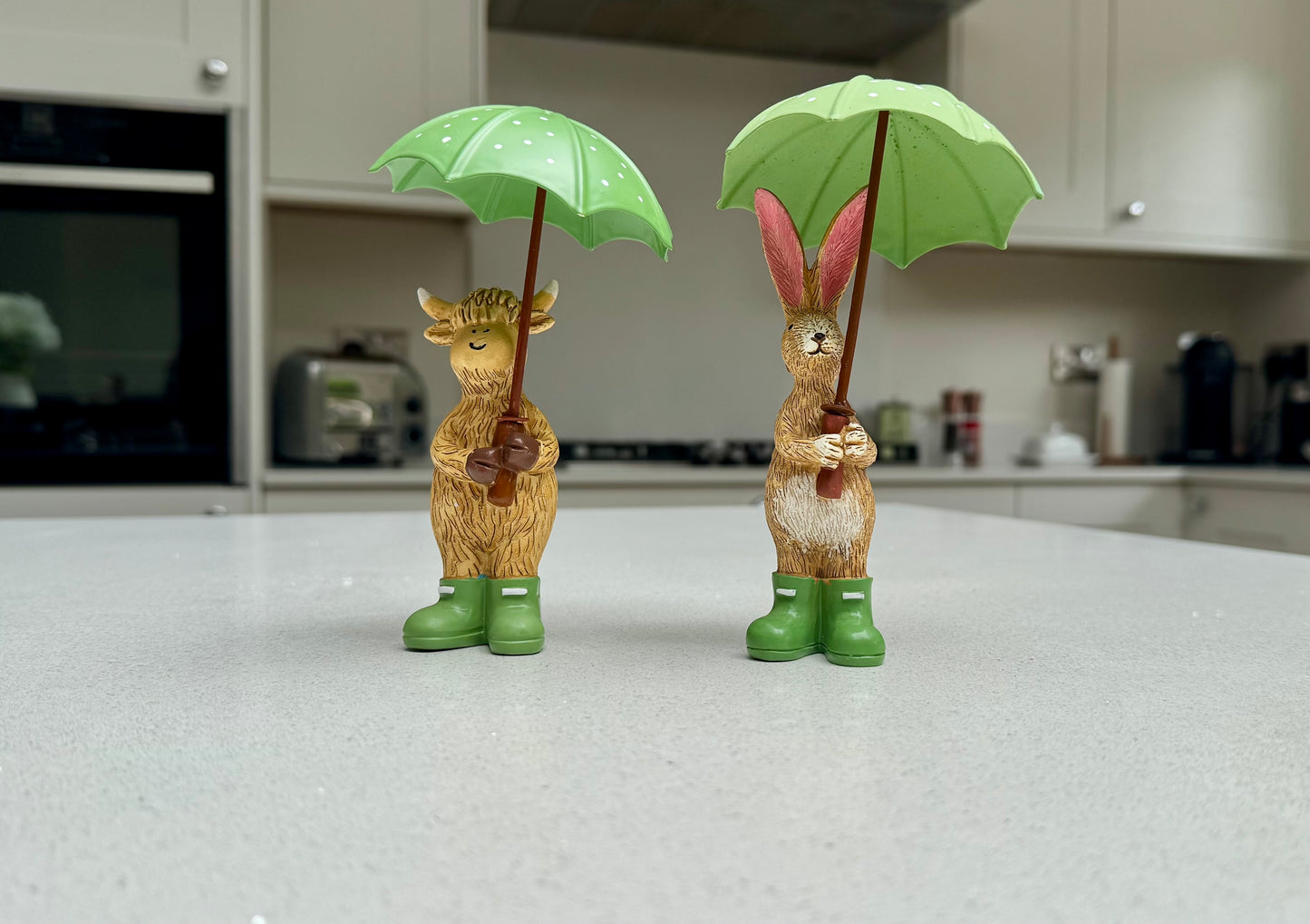 Rabbit with Umbrella Ornament