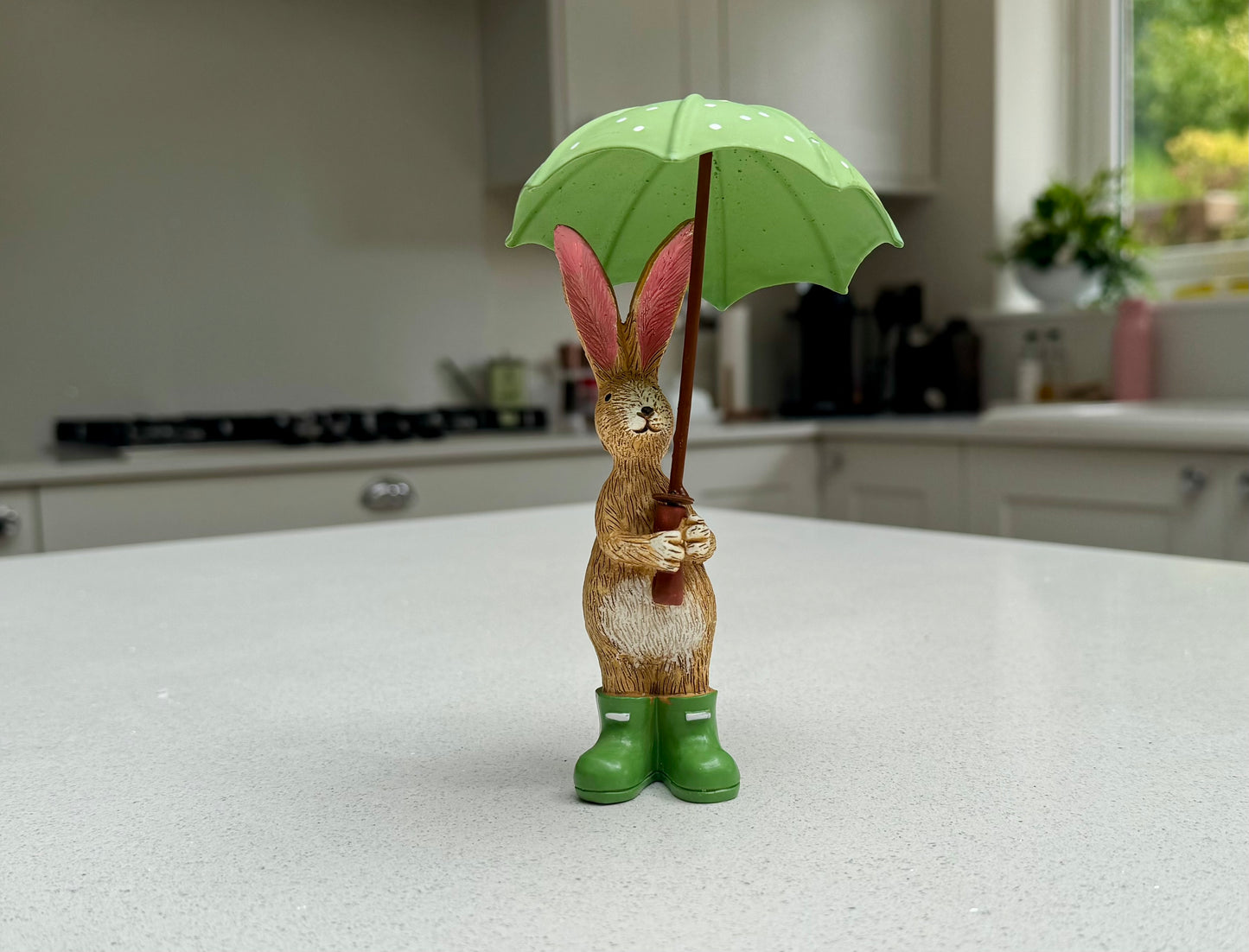 Rabbit with Umbrella Ornament