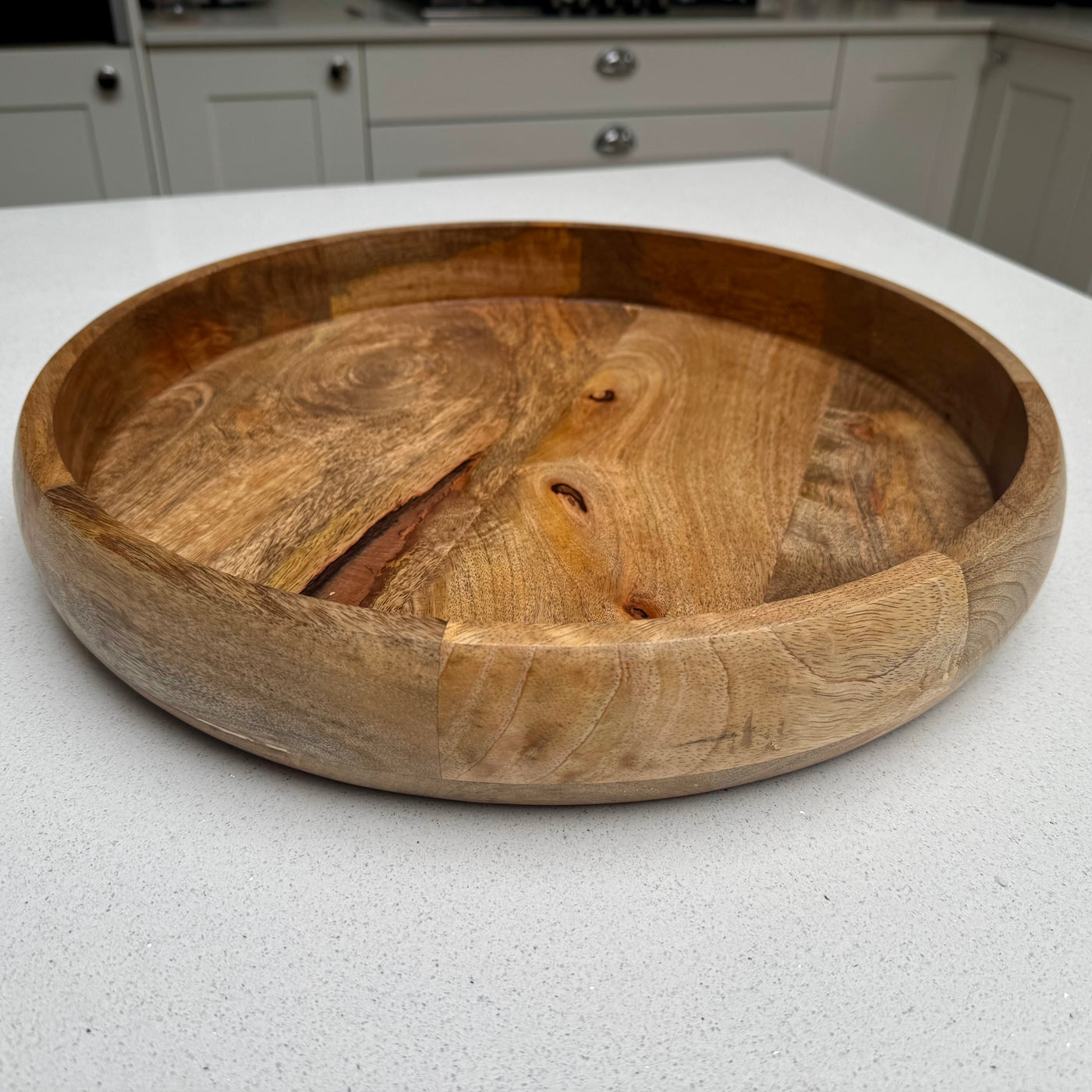 40cm wooden serving tray for coffee table styling