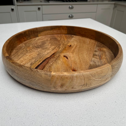40cm wooden serving tray for coffee table styling