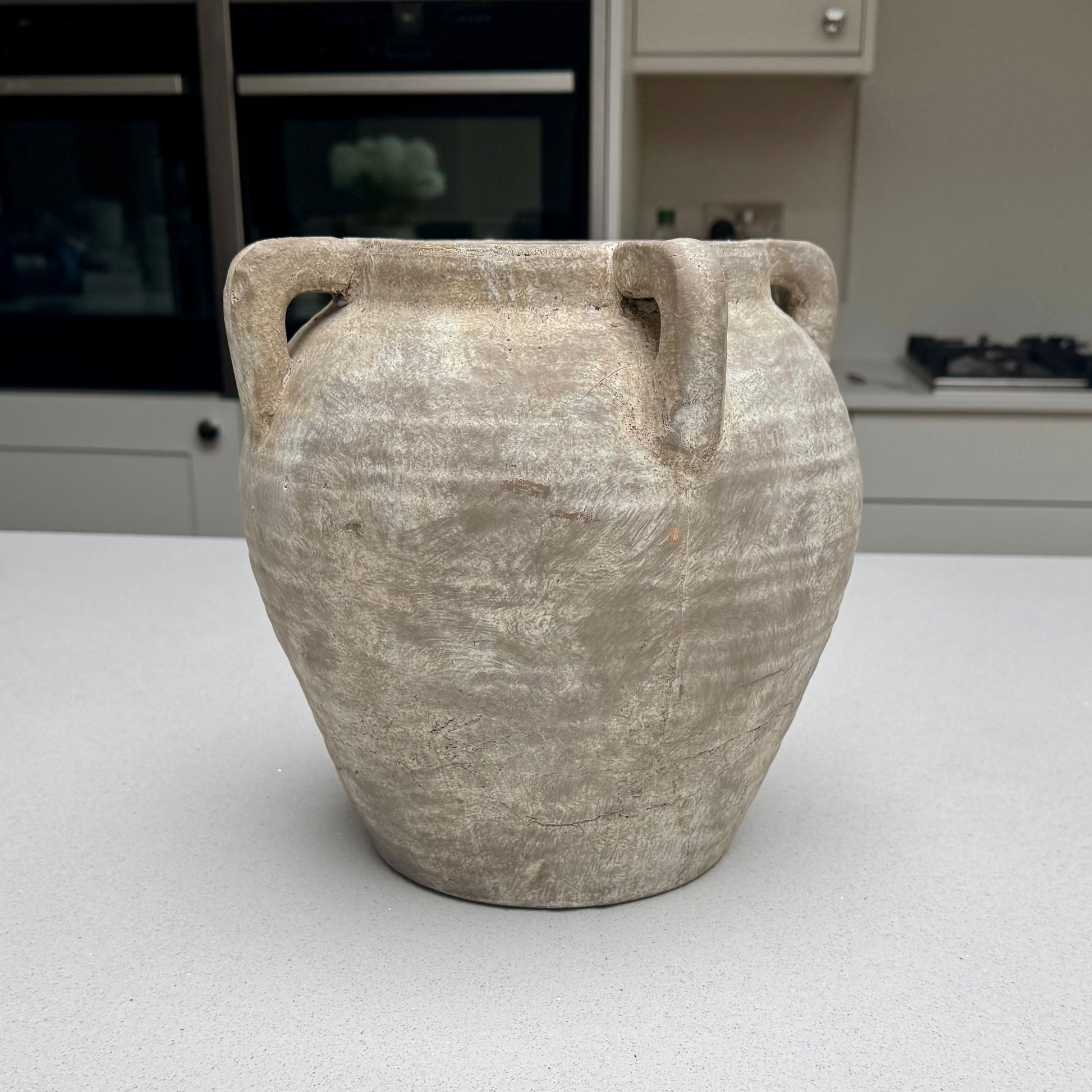 Medora amphora-style vase with twin handles