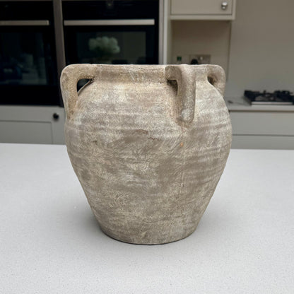 Medora amphora-style vase with twin handles