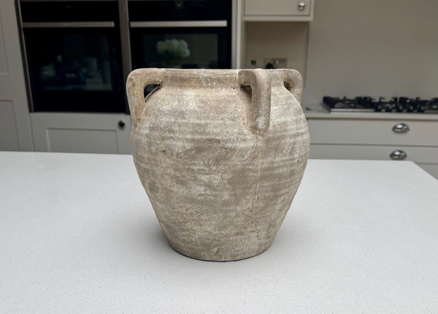 Large Medora Vase in Natural Stone 26.5cm
