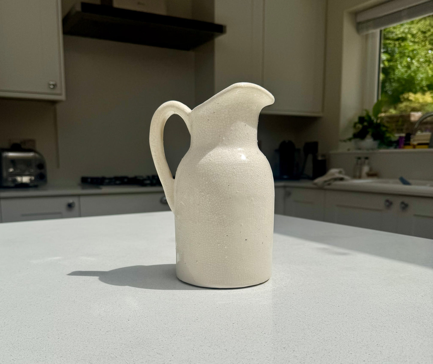 Handmade Roe Ceramic Jug Vase 23cm