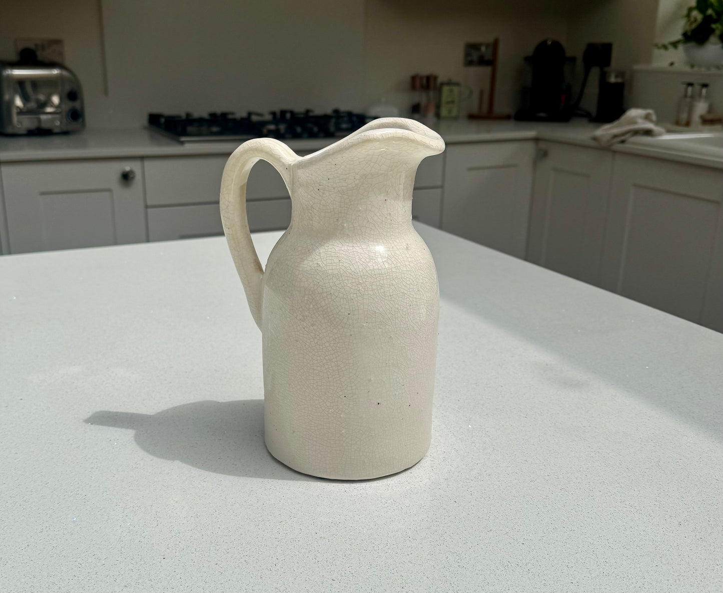 Handmade Roe Ceramic Jug Vase 23cm