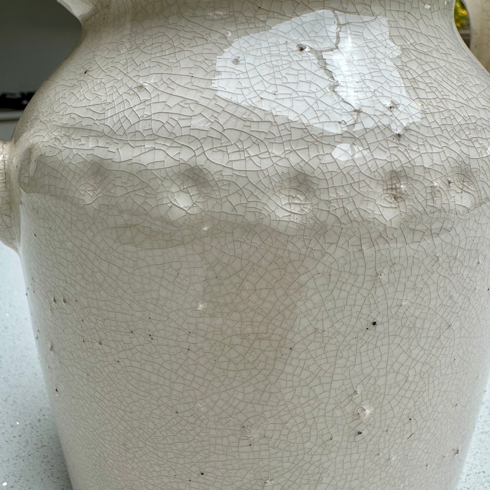 Handmade Amphora Ceramic Double Handle Vase 22.5cm