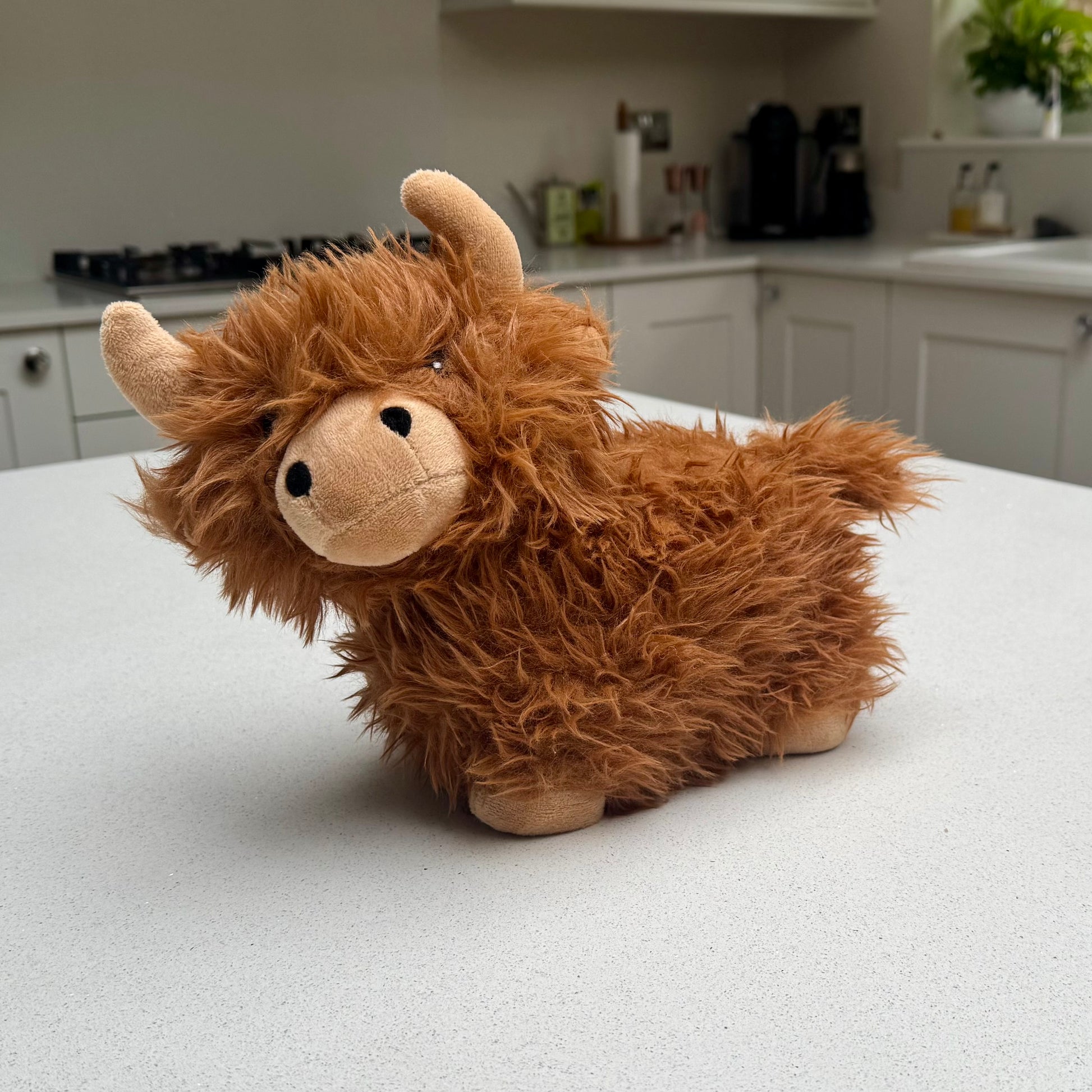 Dougal Fluffy Highland Cow Doorstop – 24cm