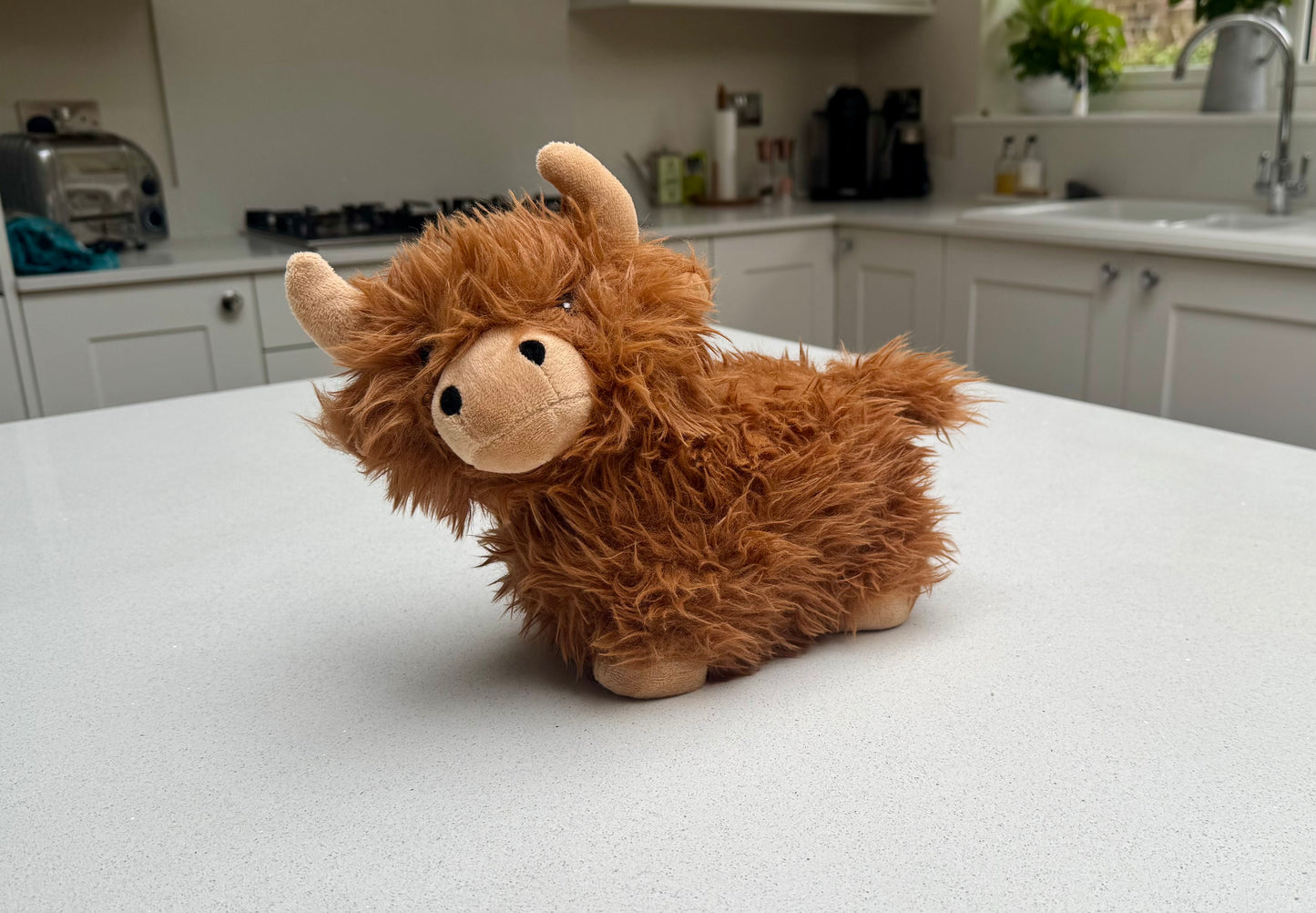 Dougal Fluffy Highland Cow Doorstop – 24cm