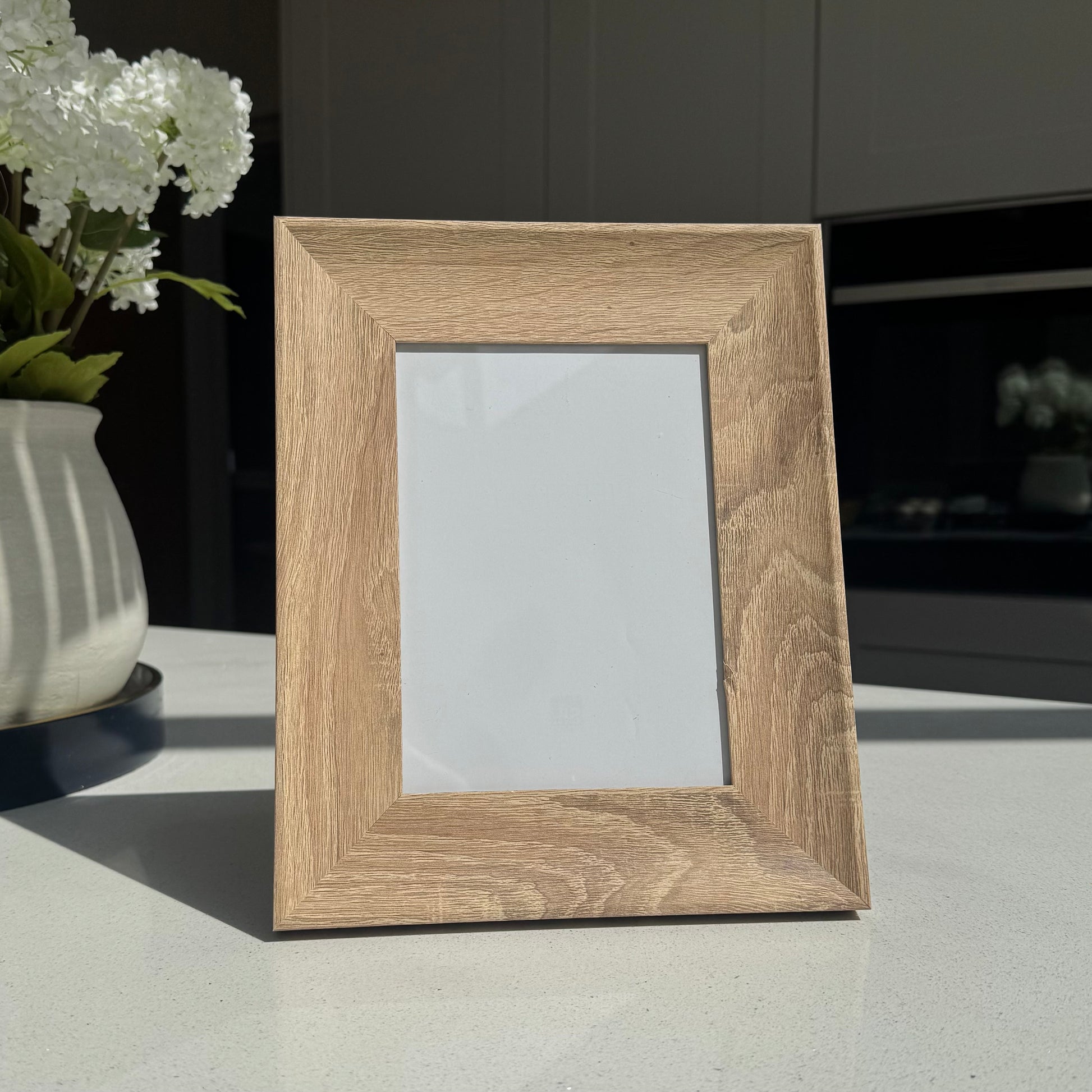 Natural Light Oak Wood Grain Picture Frame (5x7)