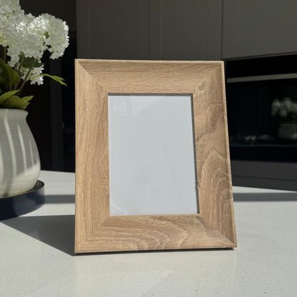 Natural Light Oak Wood Grain Picture Frame (5x7)