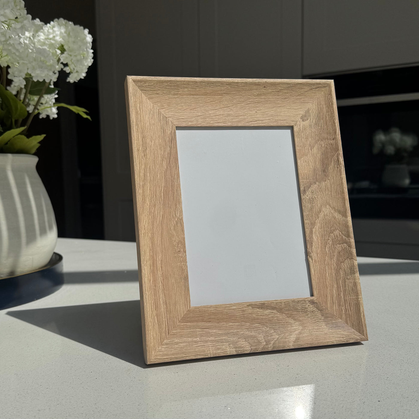 Natural Light Oak Wood Grain Picture Frame (5x7)