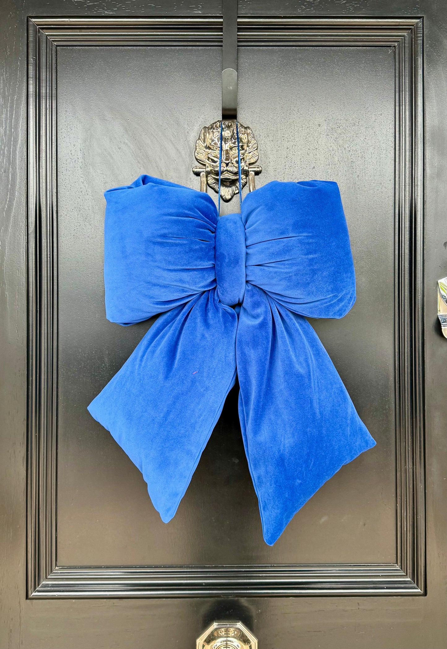 Elegant Plush Bow in Royal Blue - Extra Large, Large, Medium