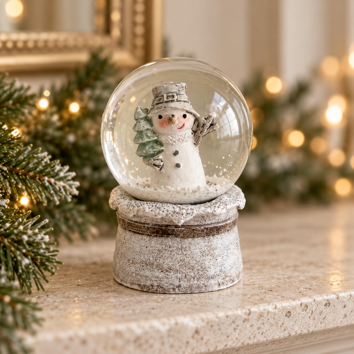 Mini Snowman Snow Globes – Two Designs
