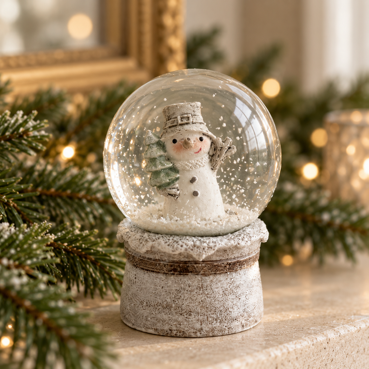 Mini Snowman Snow Globes – Two Designs