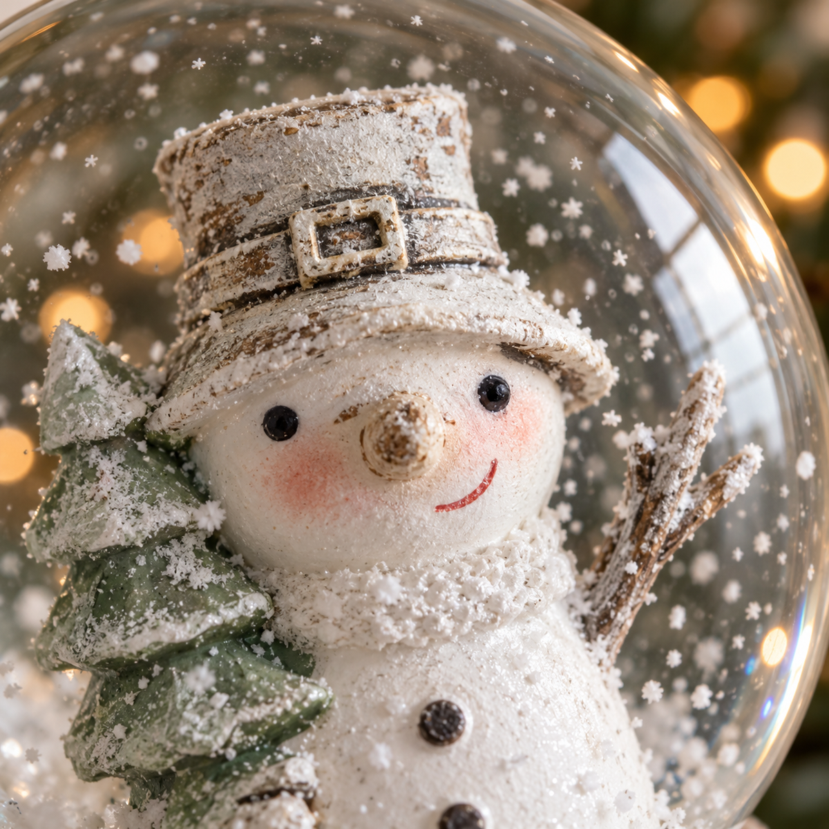 Mini Snowman Snow Globes – Two Designs