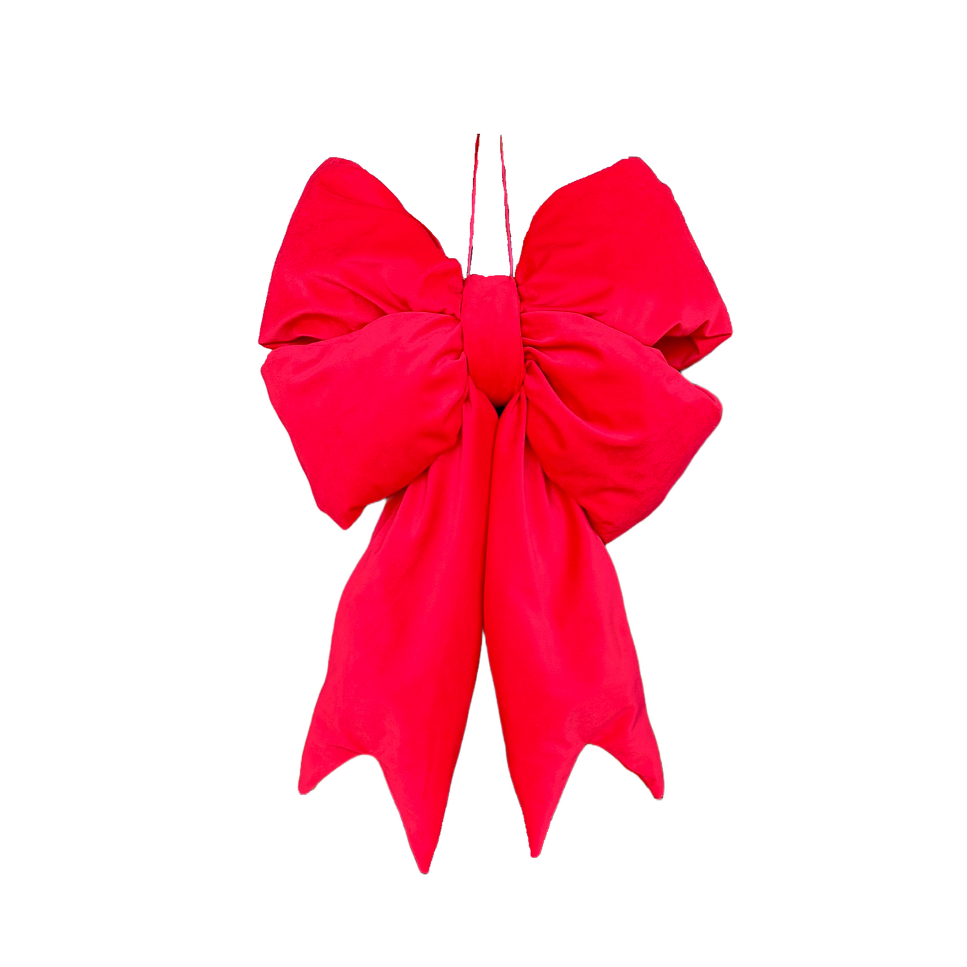 Elegant Plush Double Bow in Various Colours – emerald-green