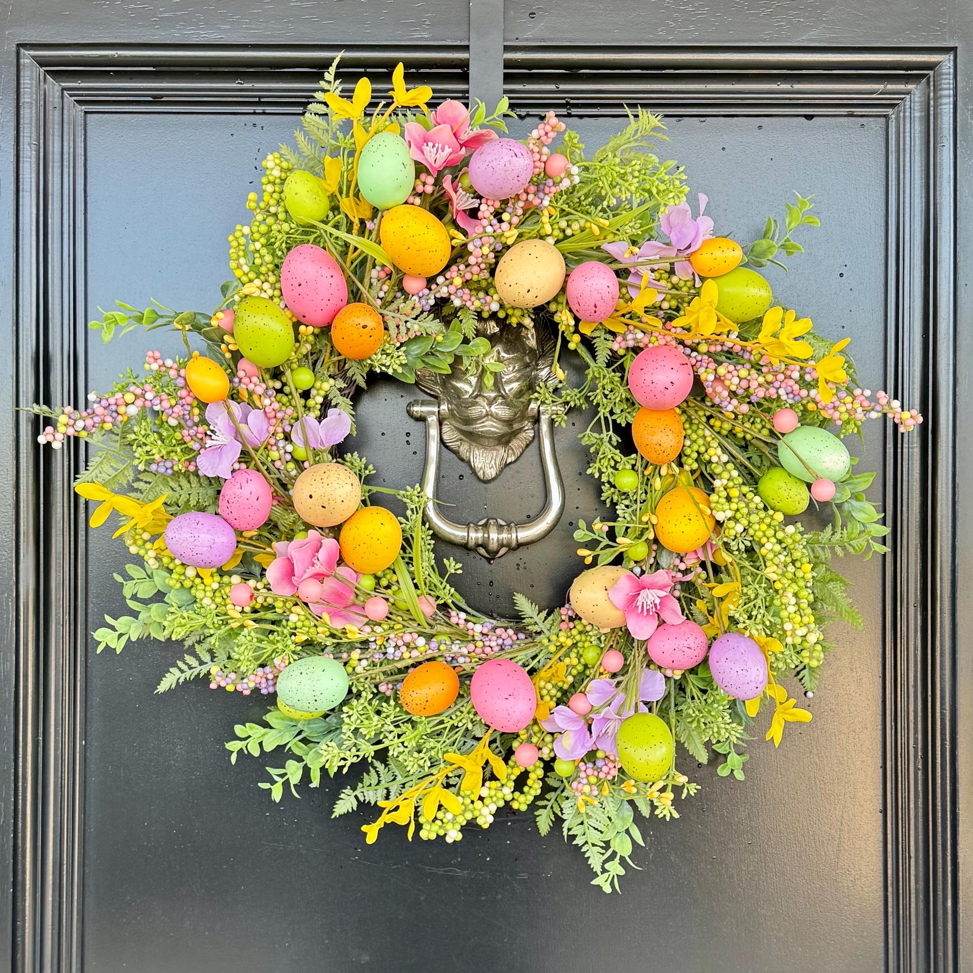Easter Egg Floral Wreath – Extra Large – 55cm