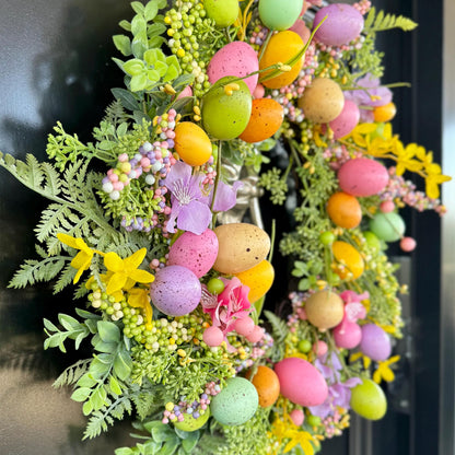 Easter Egg Floral Wreath – Extra Large – 55cm