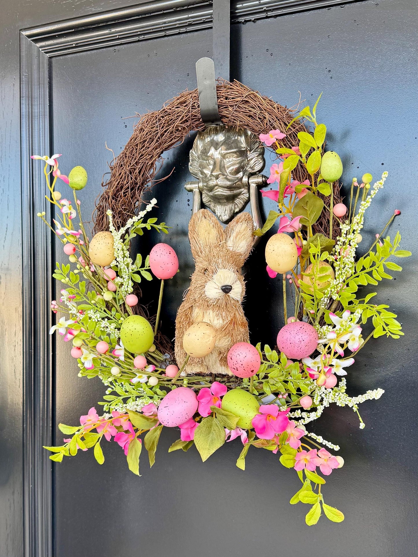 Easter Bunny Floral Wreath - 50cm