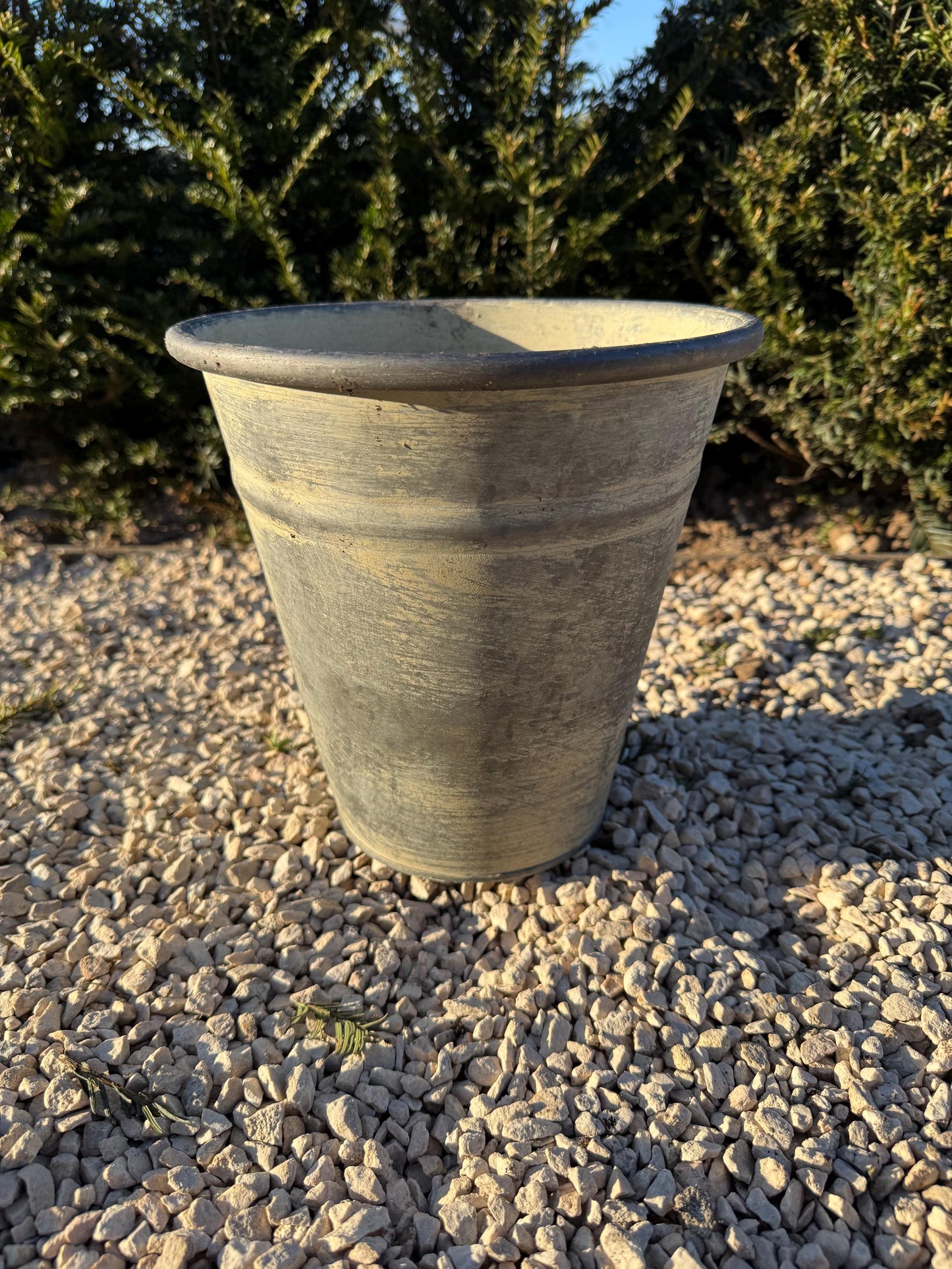 Metal Outdoor Planter - 23cm