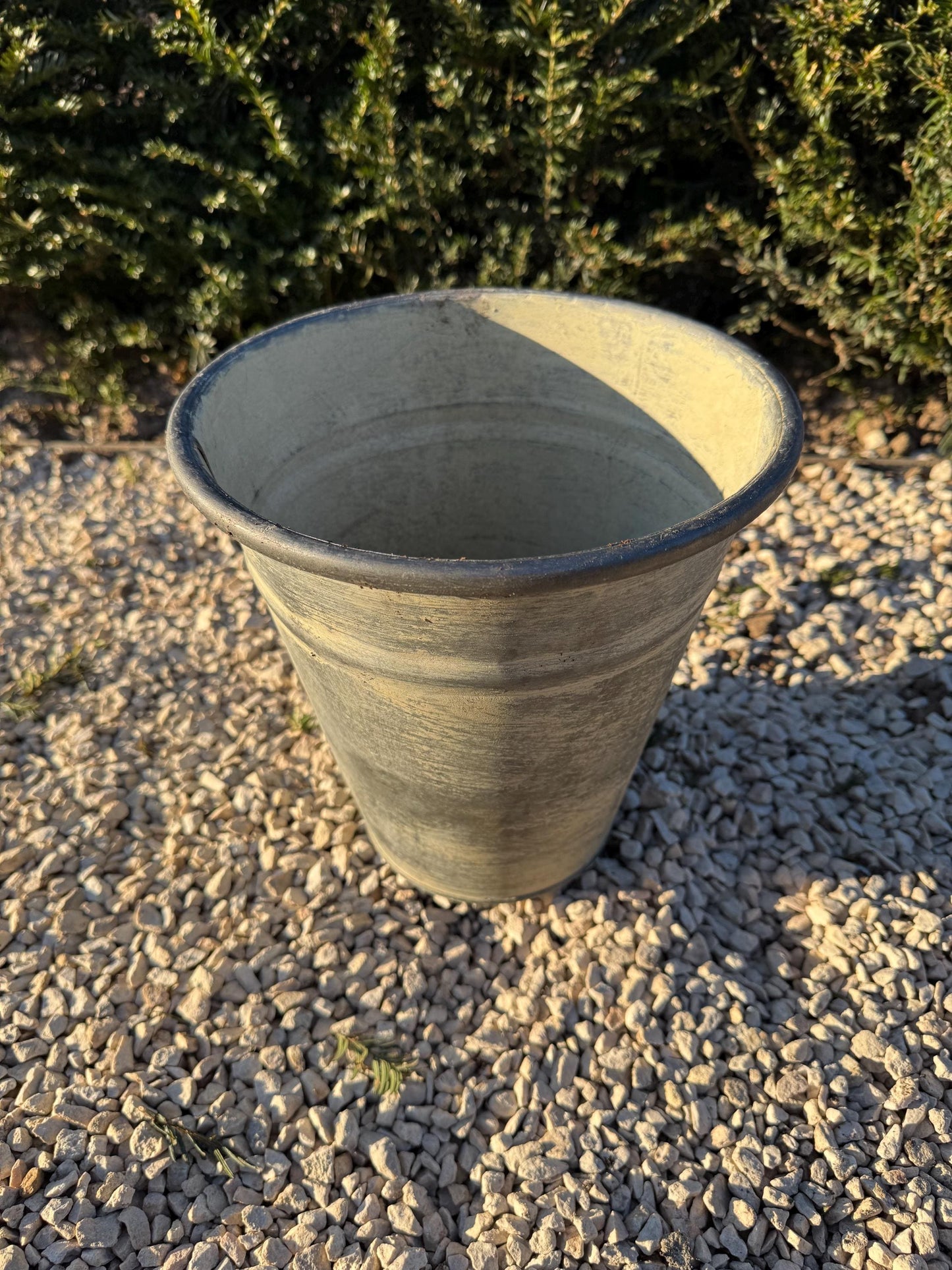 Metal Outdoor Planter - 23cm