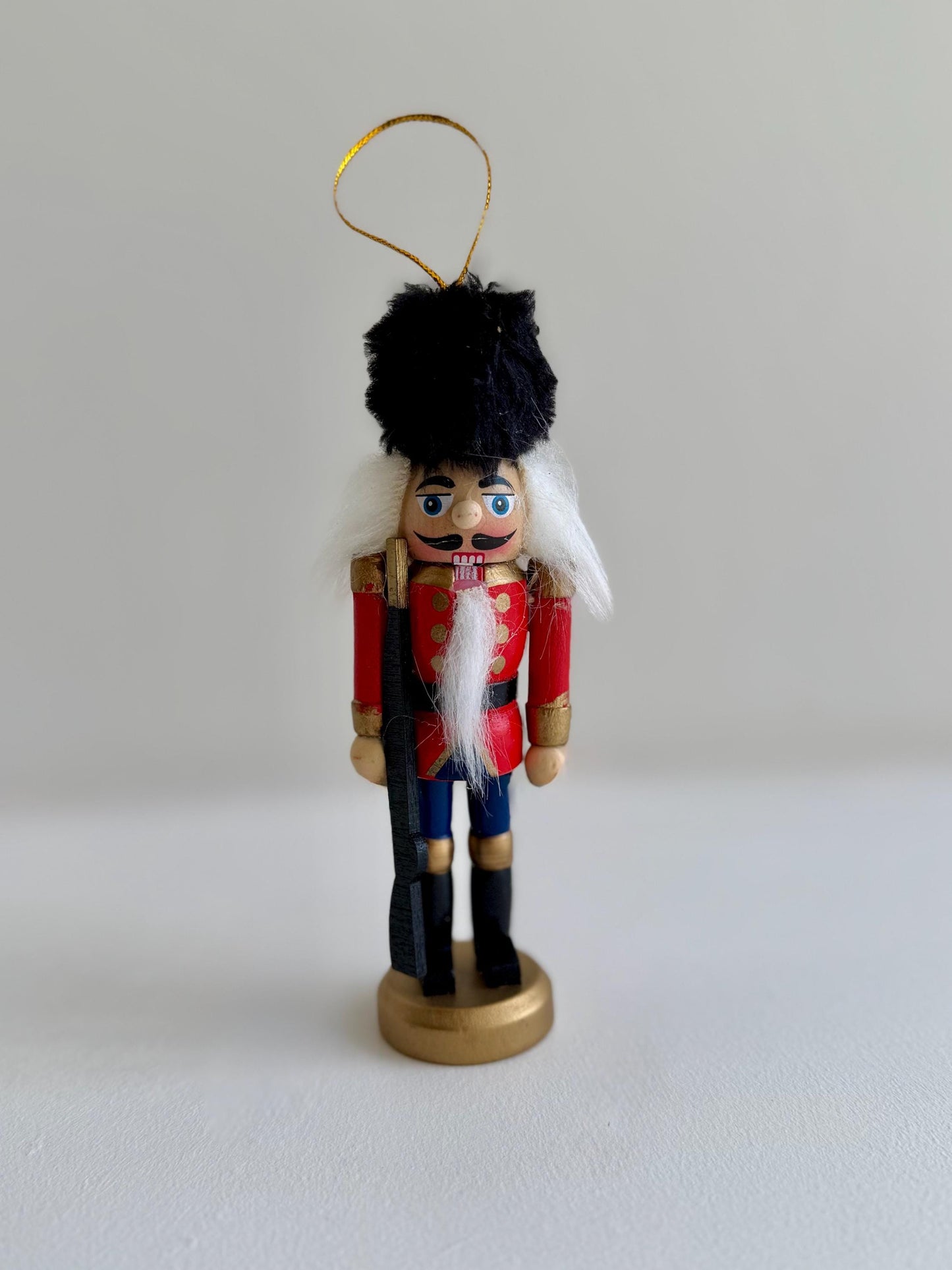Wooden Nutcracker Bauble 13cm - Christmas Tree, Wreath, Decoration