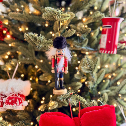Wooden Nutcracker Bauble 13cm – Christmas Tree, Wreath, Decoration