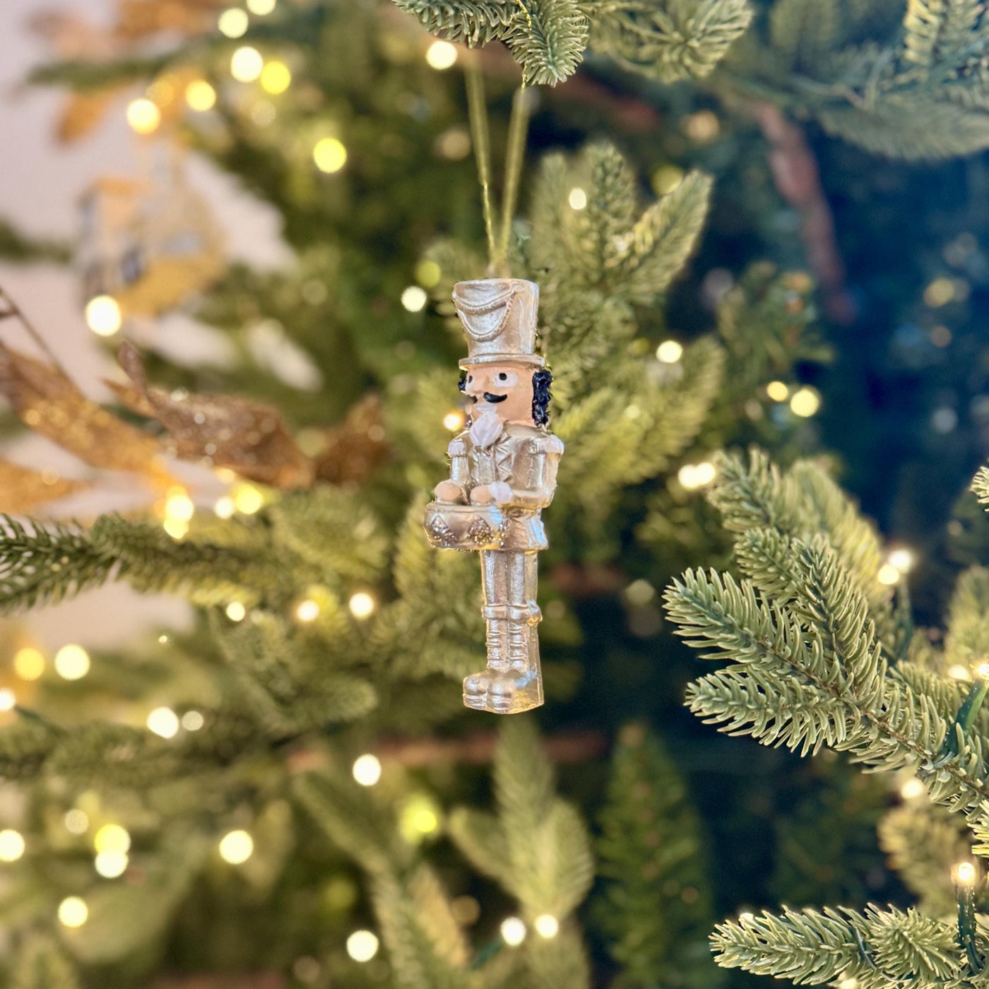 Gold Nutcracker Tree Decoration