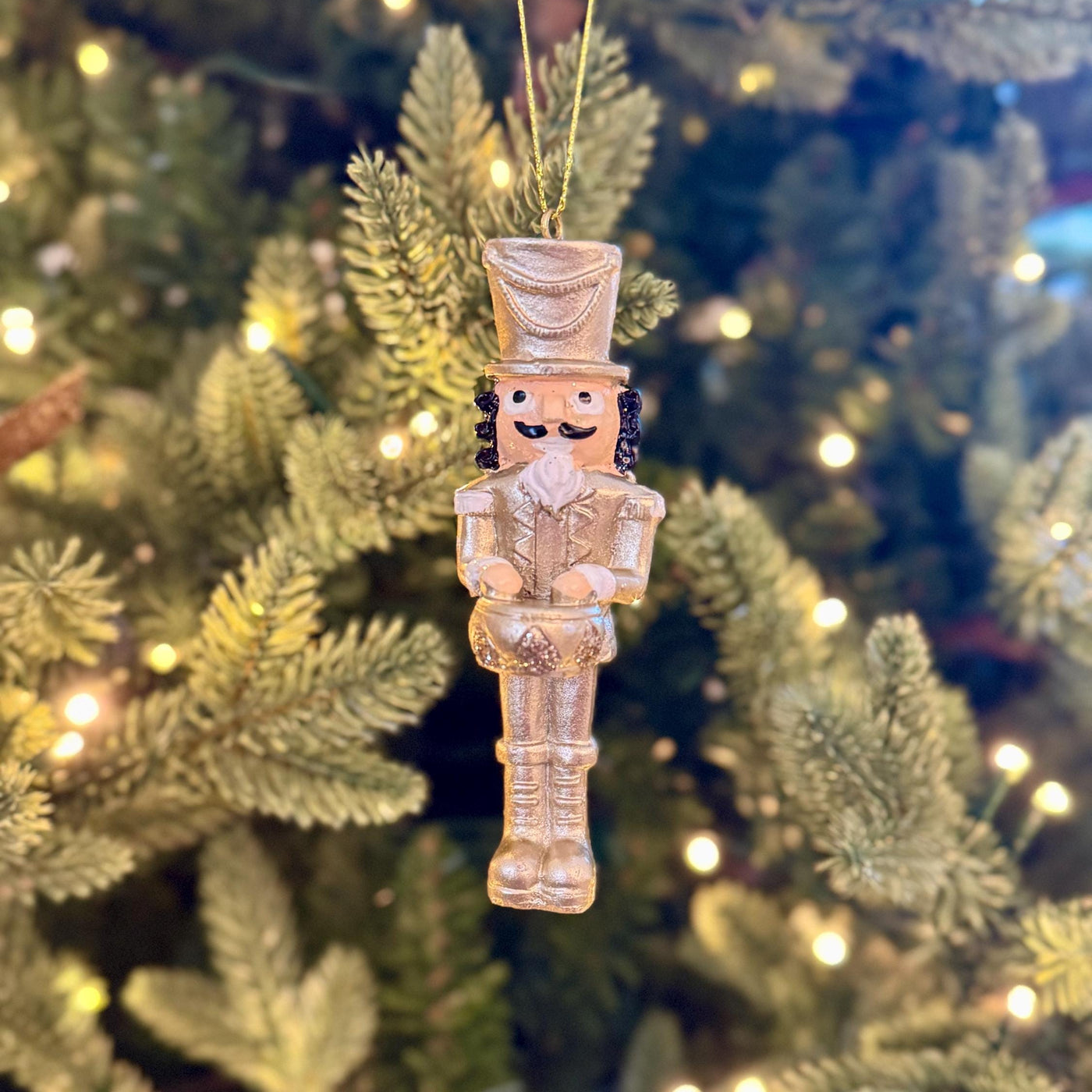 Gold Nutcracker Tree Decoration