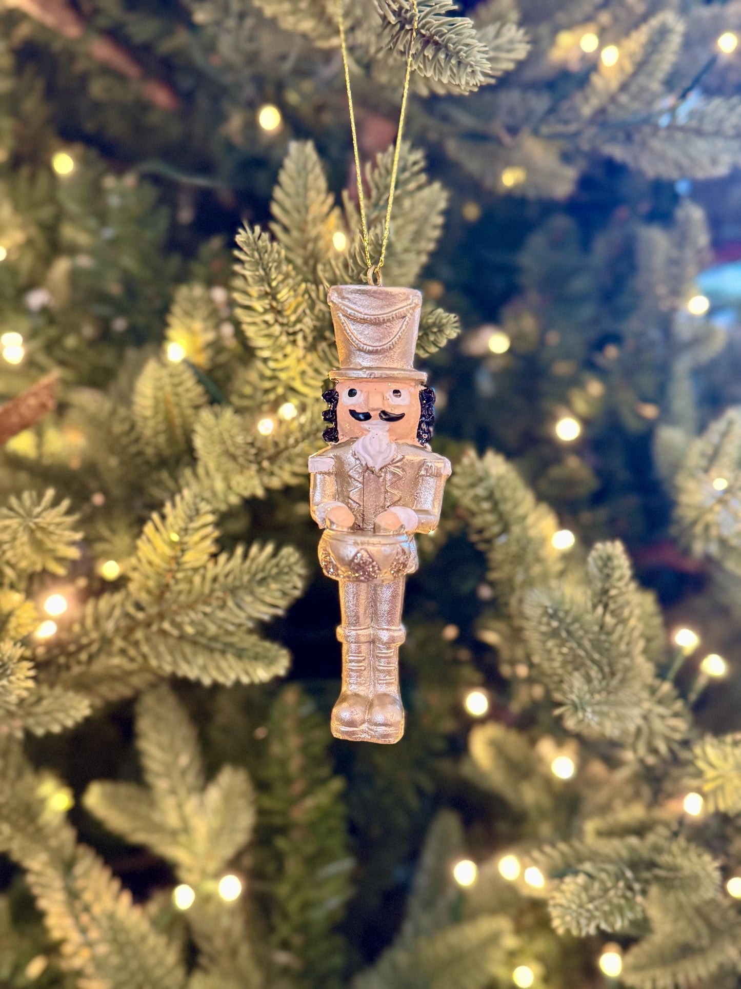 Gold Nutcracker Tree Decoration