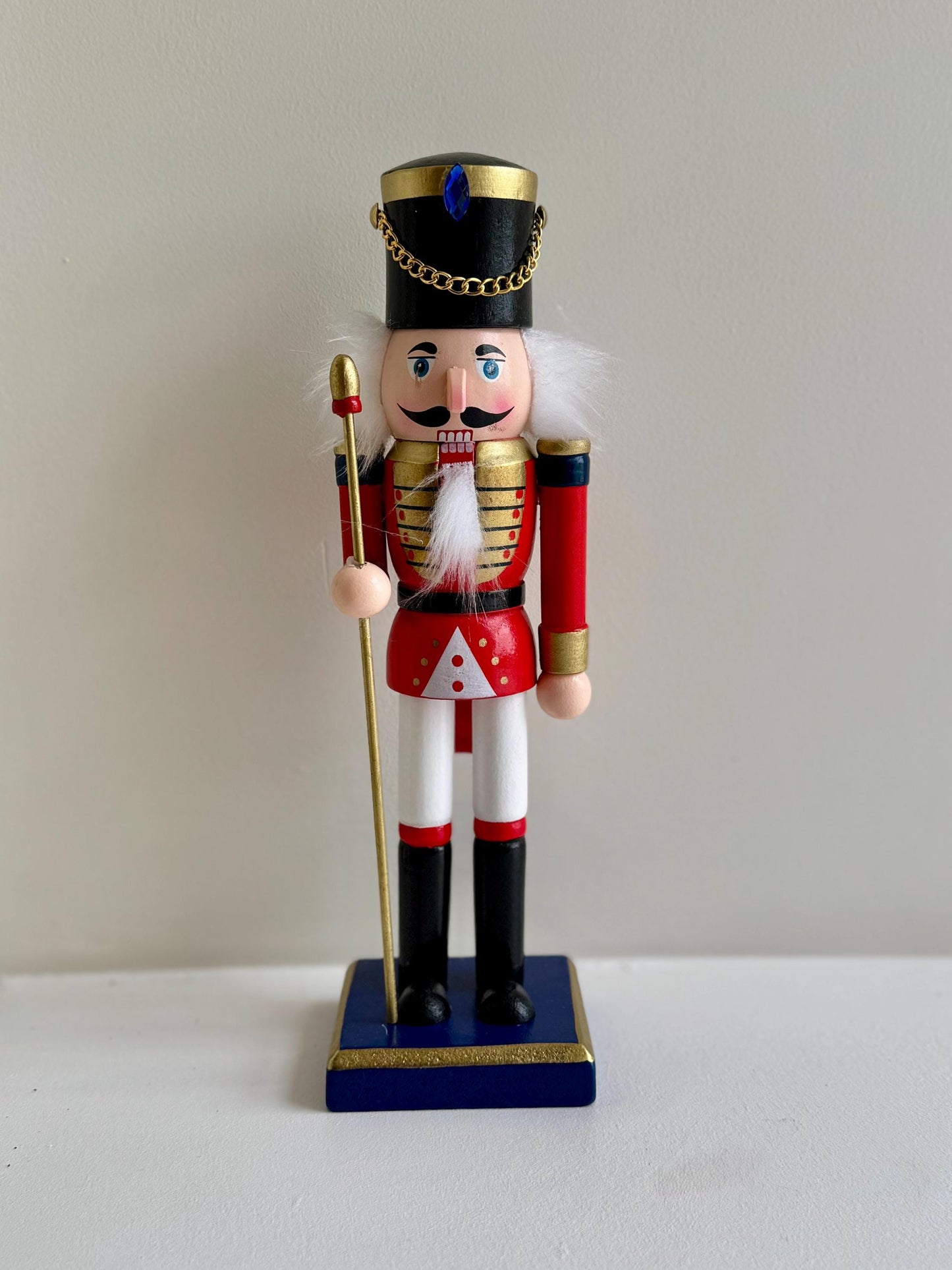Hand Painted 25cm Classic Red Nutcracker