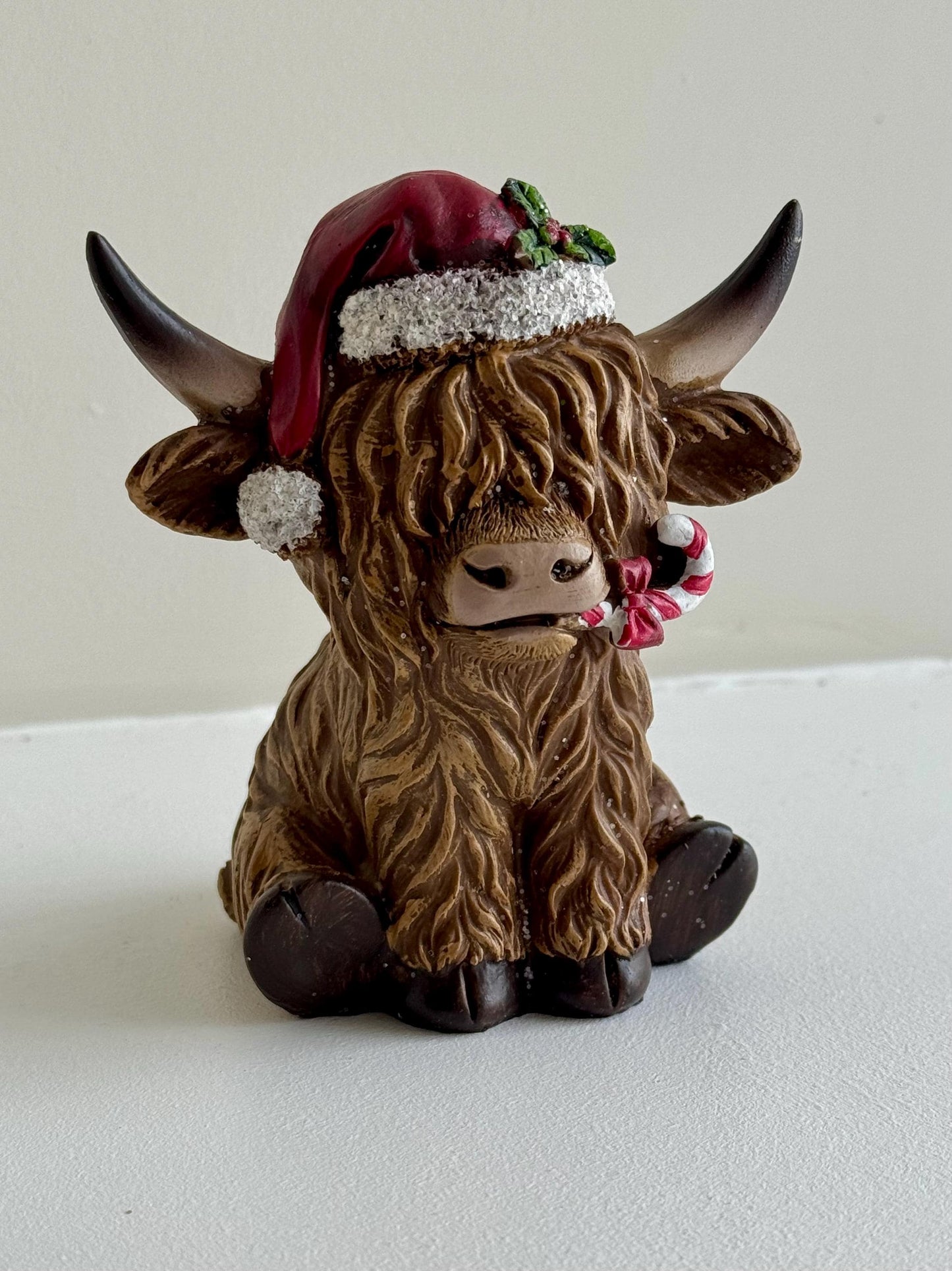 Highland Cow Christmas Ornaments
