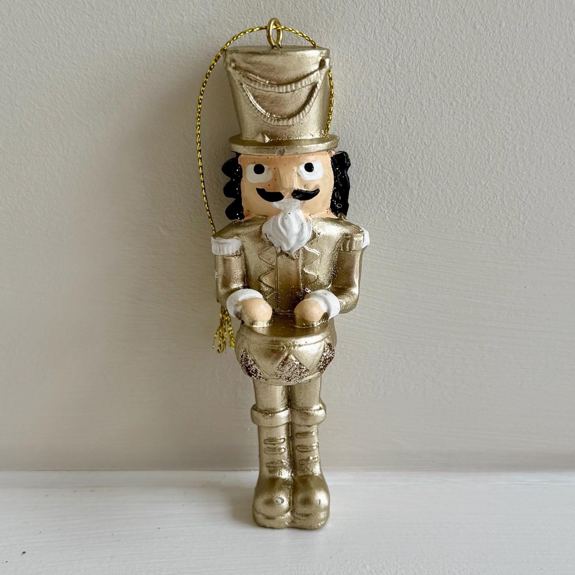 Gold Nutcracker Tree Decoration