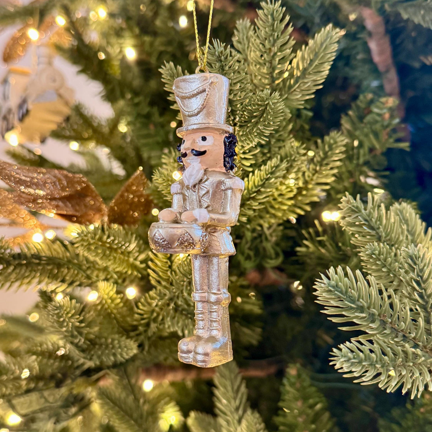 Gold Nutcracker Tree Decoration