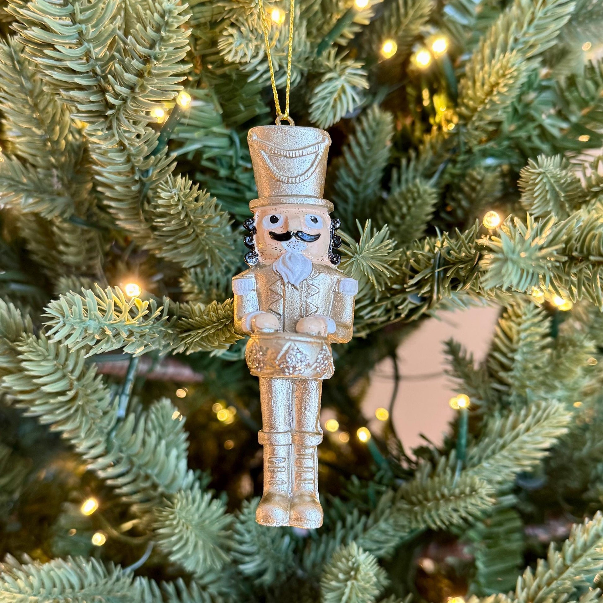 Gold Nutcracker Tree Decoration