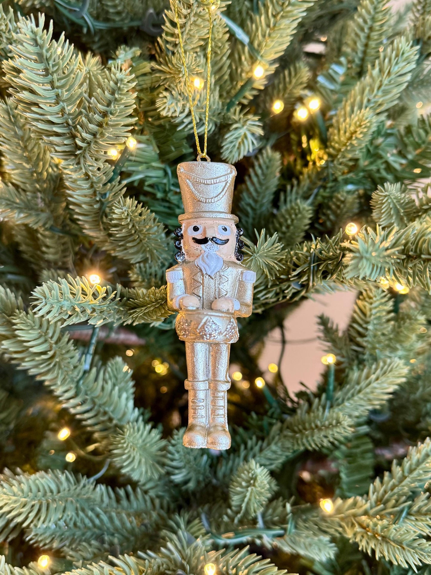 Gold Nutcracker Tree Decoration