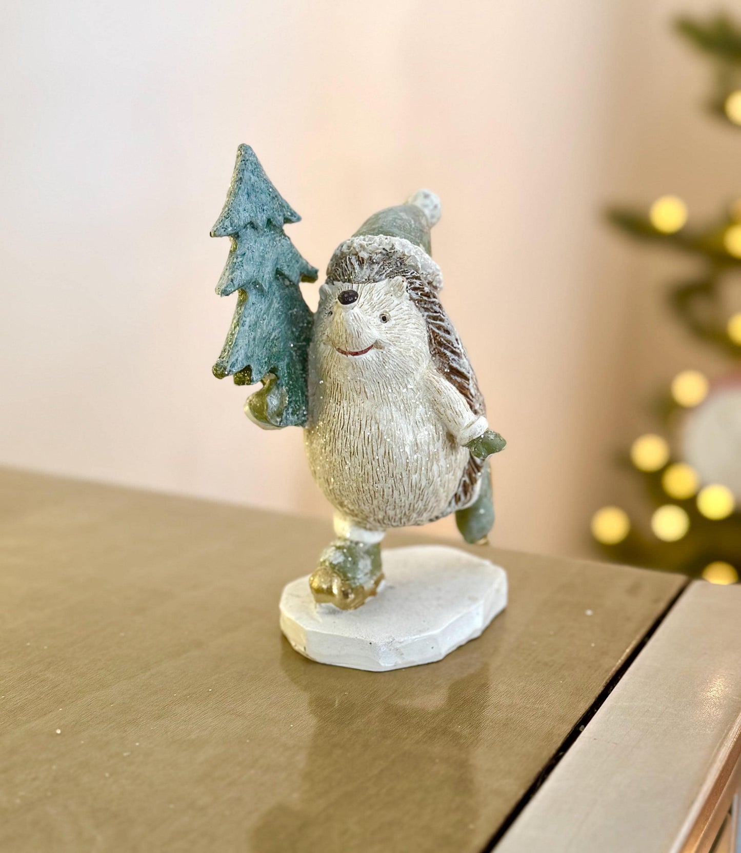 Christmas Hedgehog Ornaments - Woodland Winter Decorations