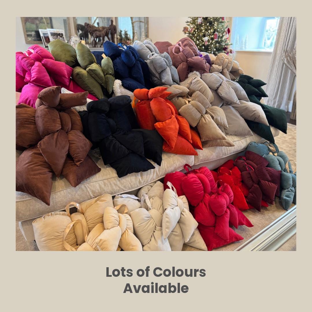 Maroon Red Velvet Plush Bow: Burgundy Door, Tree & Christmas Decor