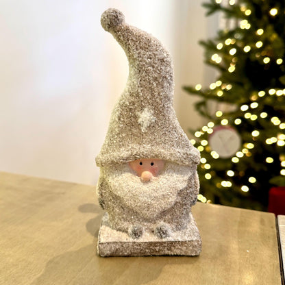 Glittered Santa Ornament