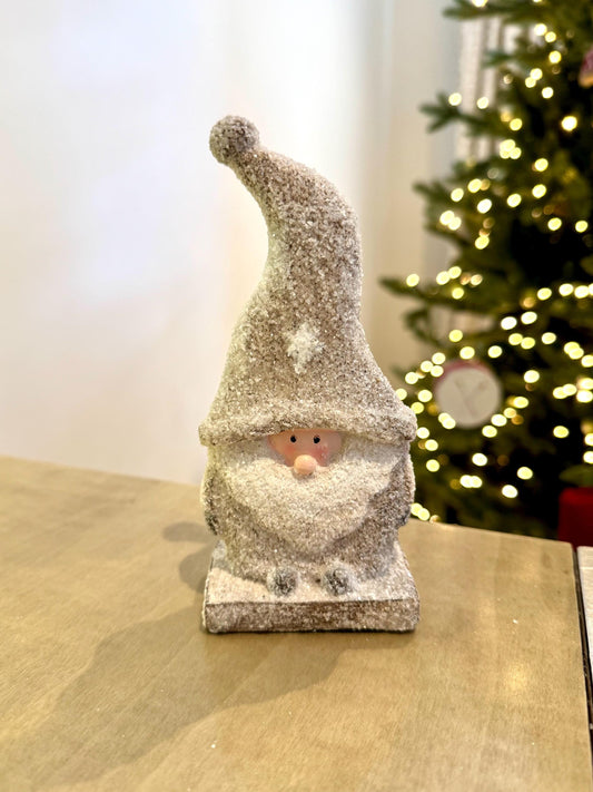 Glittered Santa Ornament