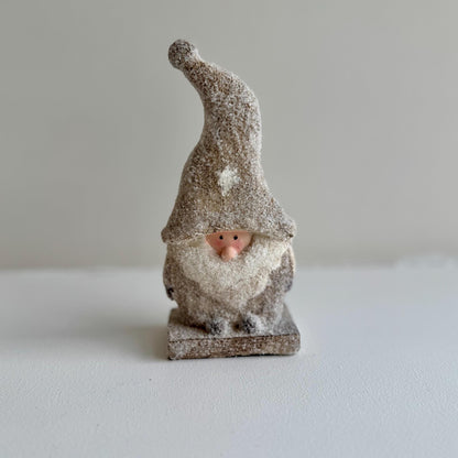 Glittered Santa Ornament