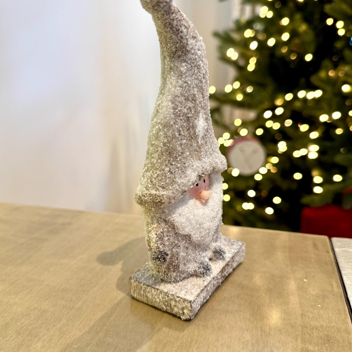 Glittered Santa Ornament