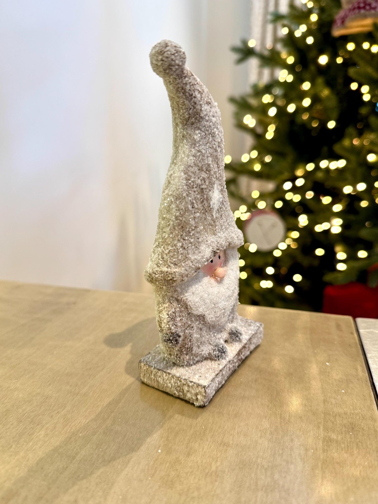 Glittered Santa Ornament