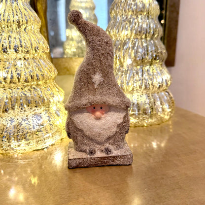 Glittered Santa Ornament