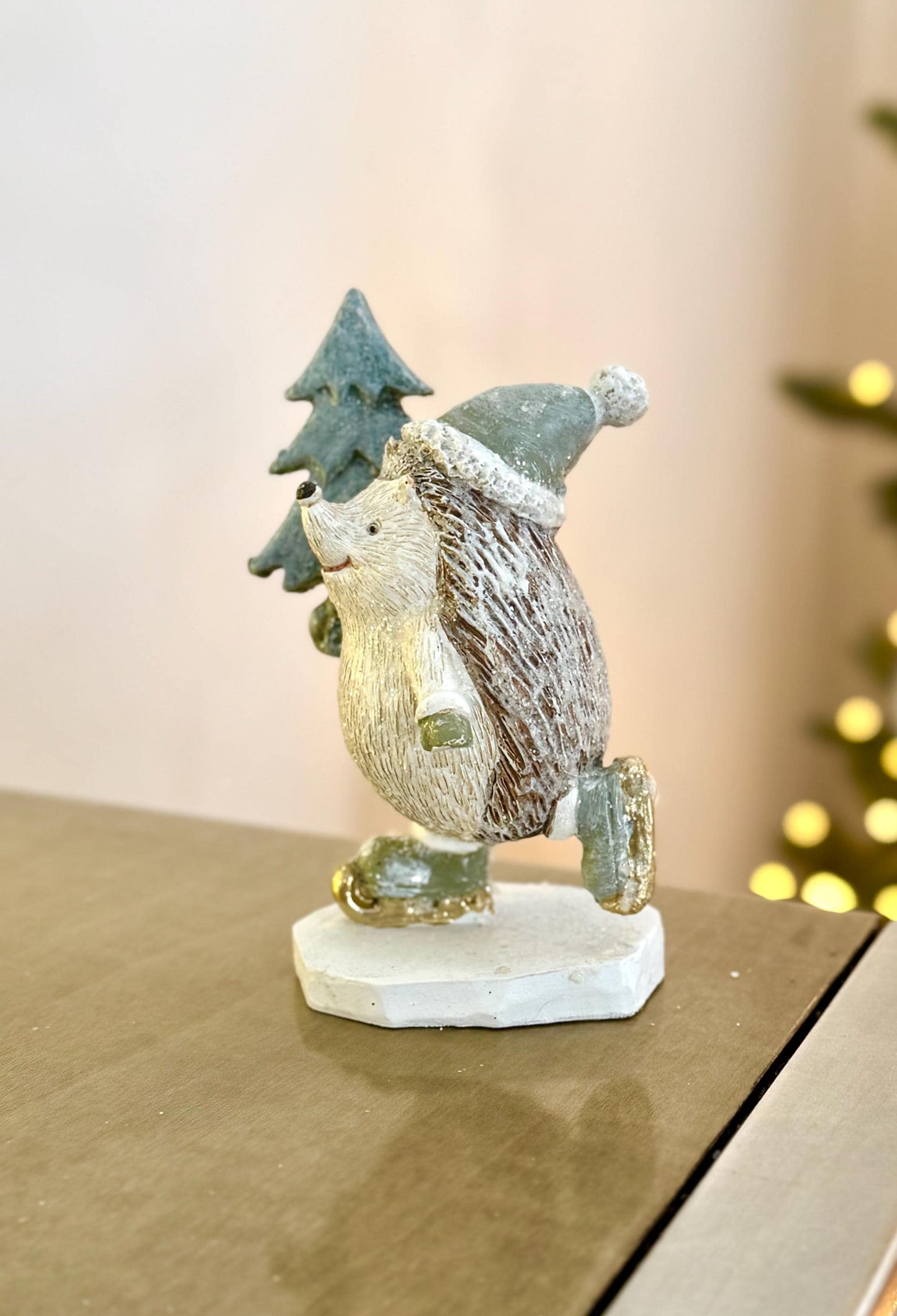 Christmas Hedgehog Ornaments - Woodland Winter Decorations