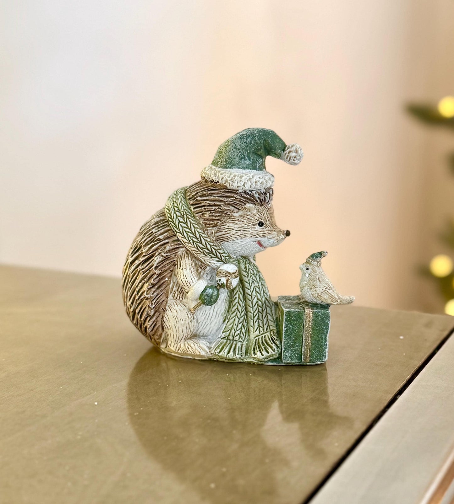 Christmas Hedgehog Ornaments - Woodland Winter Decorations