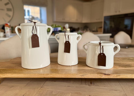 Ceramic Double Handle Vase