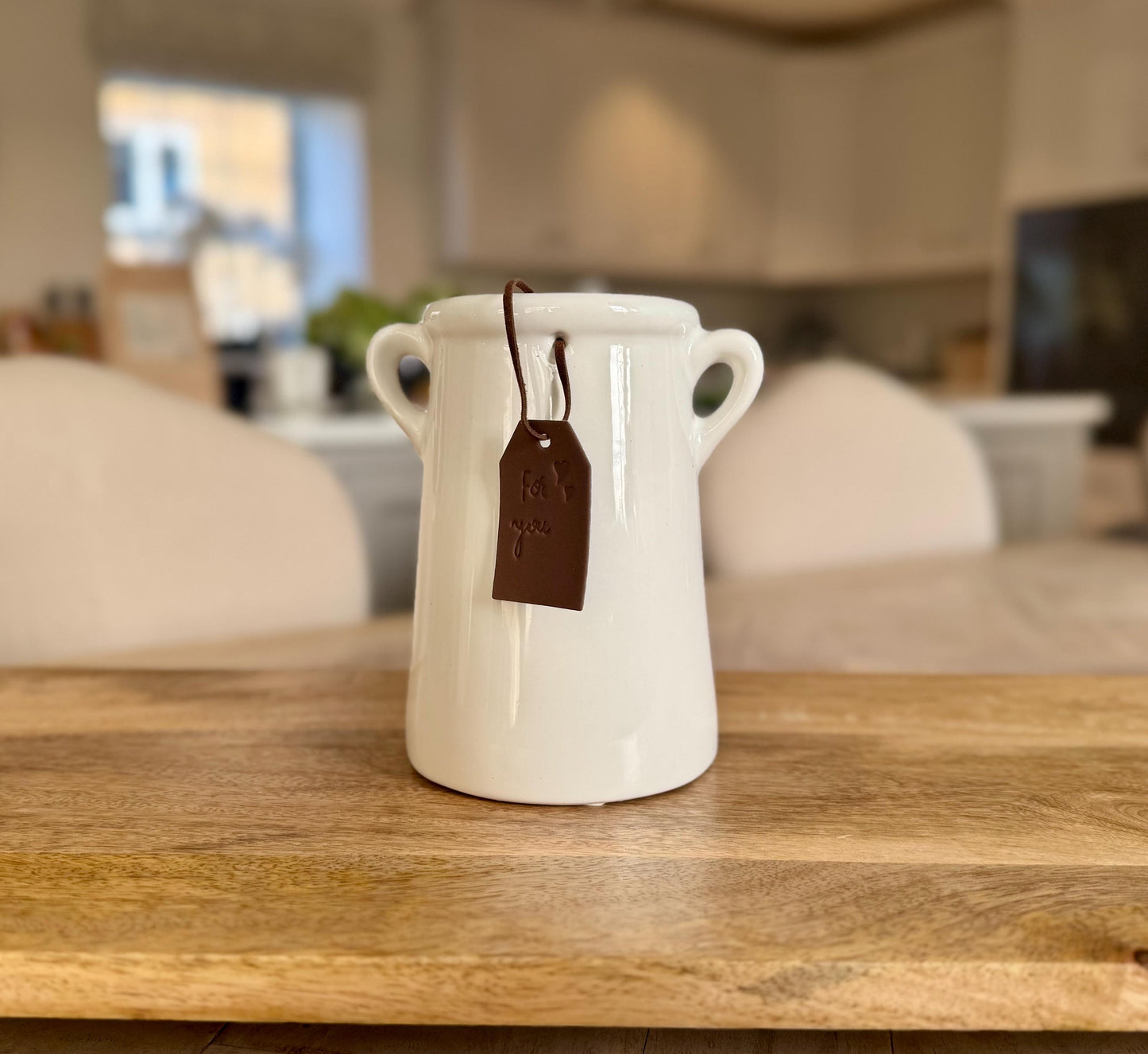 Ceramic Double Handle Vase