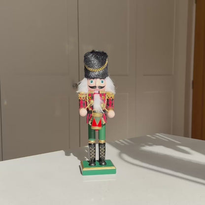 The Tartan Drummer – Handmade Wooden Nutcracker, 25cm