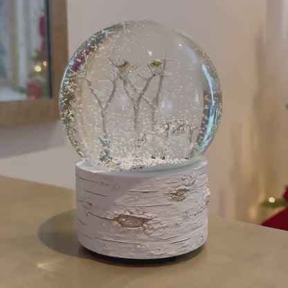 Musical Forest Friends Snow Globe – 15.5cm